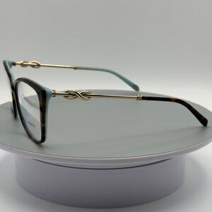 Tiffany & Co. Eyeglasses Frames Only TF 2160-B 8134 54-17-140 Brown Italy READ